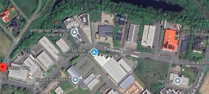 Goch: Industriehalle steht in Flammen