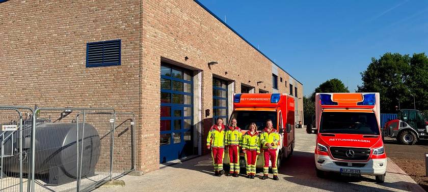 Straelen: Neue Rettungswache in Betrieb