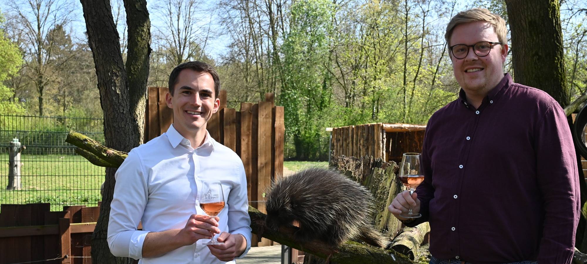"Wein, Tiere und Fingerfood" im Tiergarten Kleve