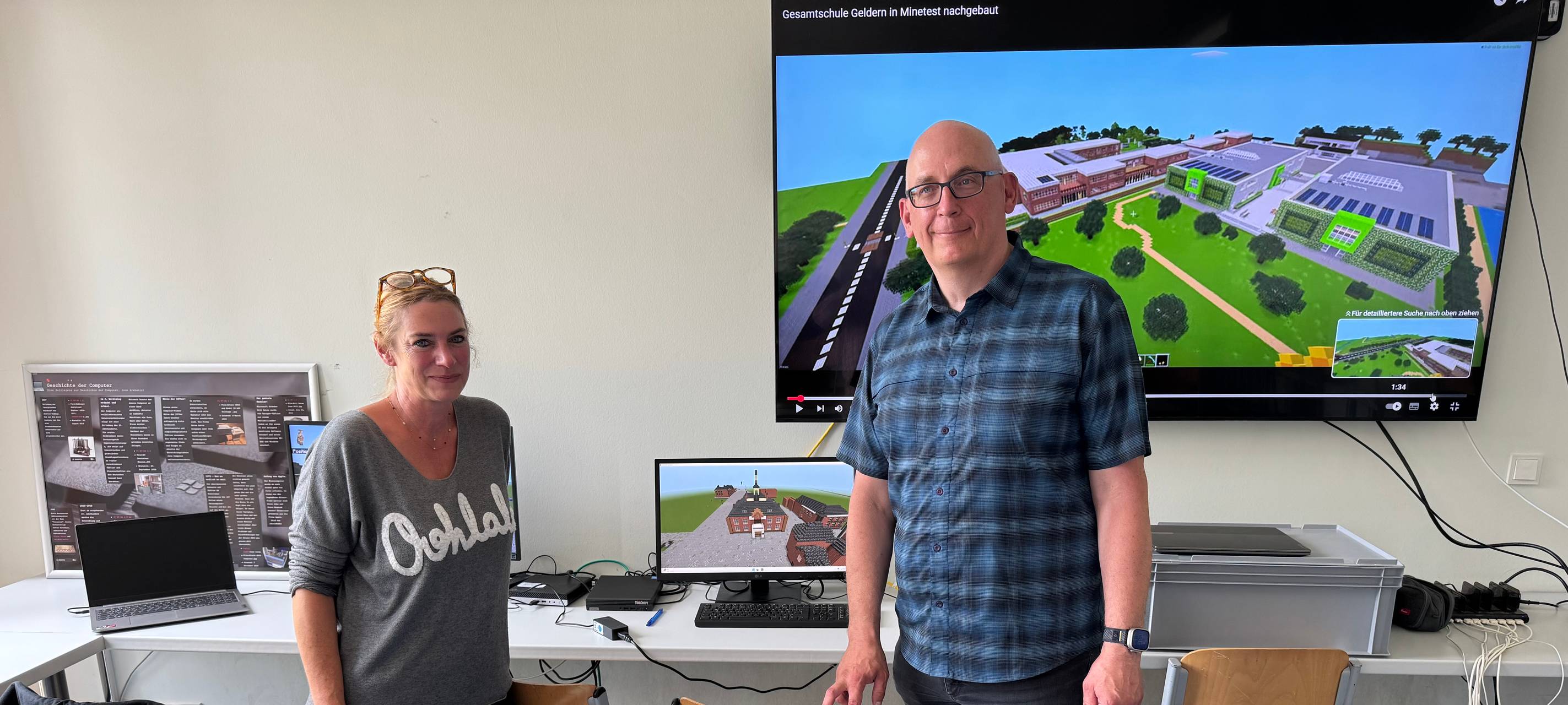 Minecraft-Schülerprojekt Geldern
