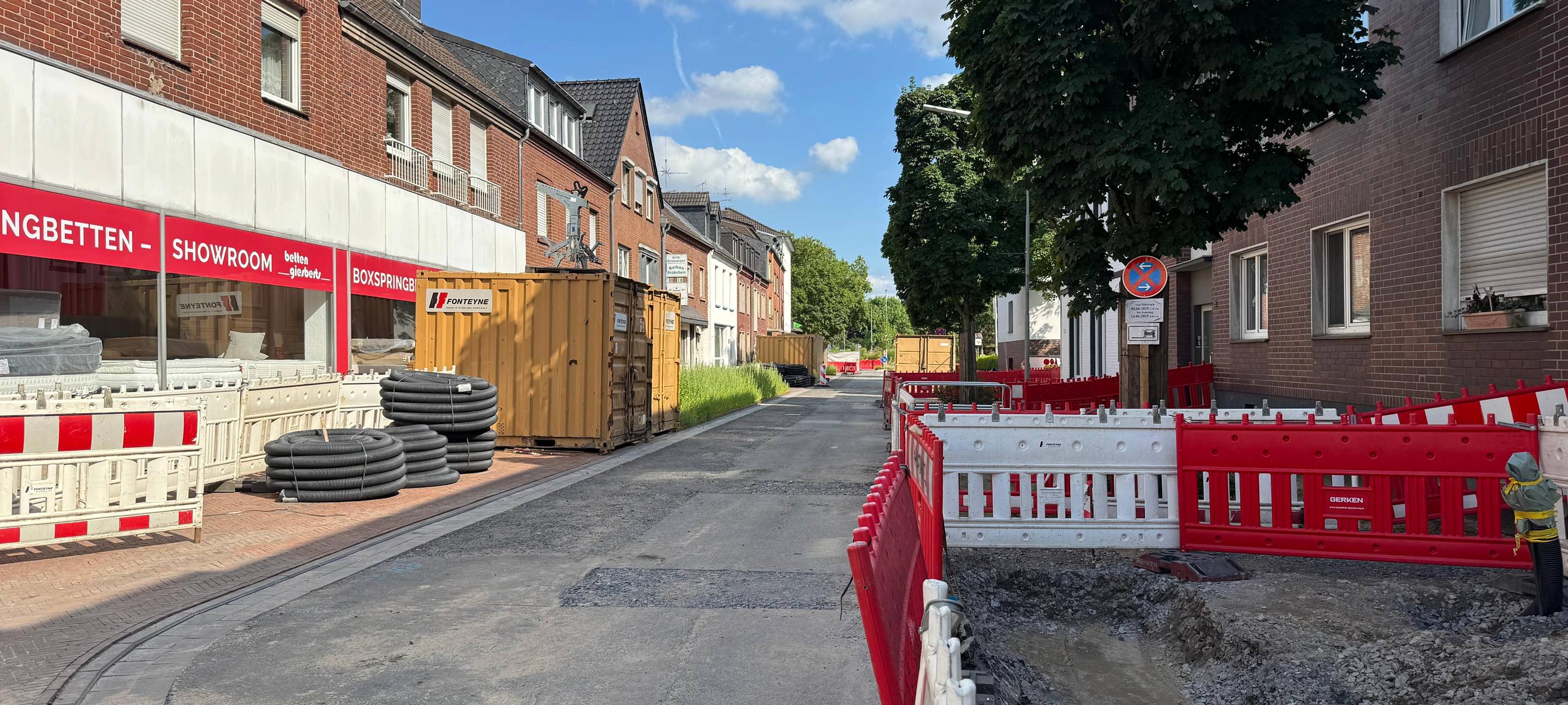 Geldern: Baumaßnahme "Gelderstraße" im Zeitplan