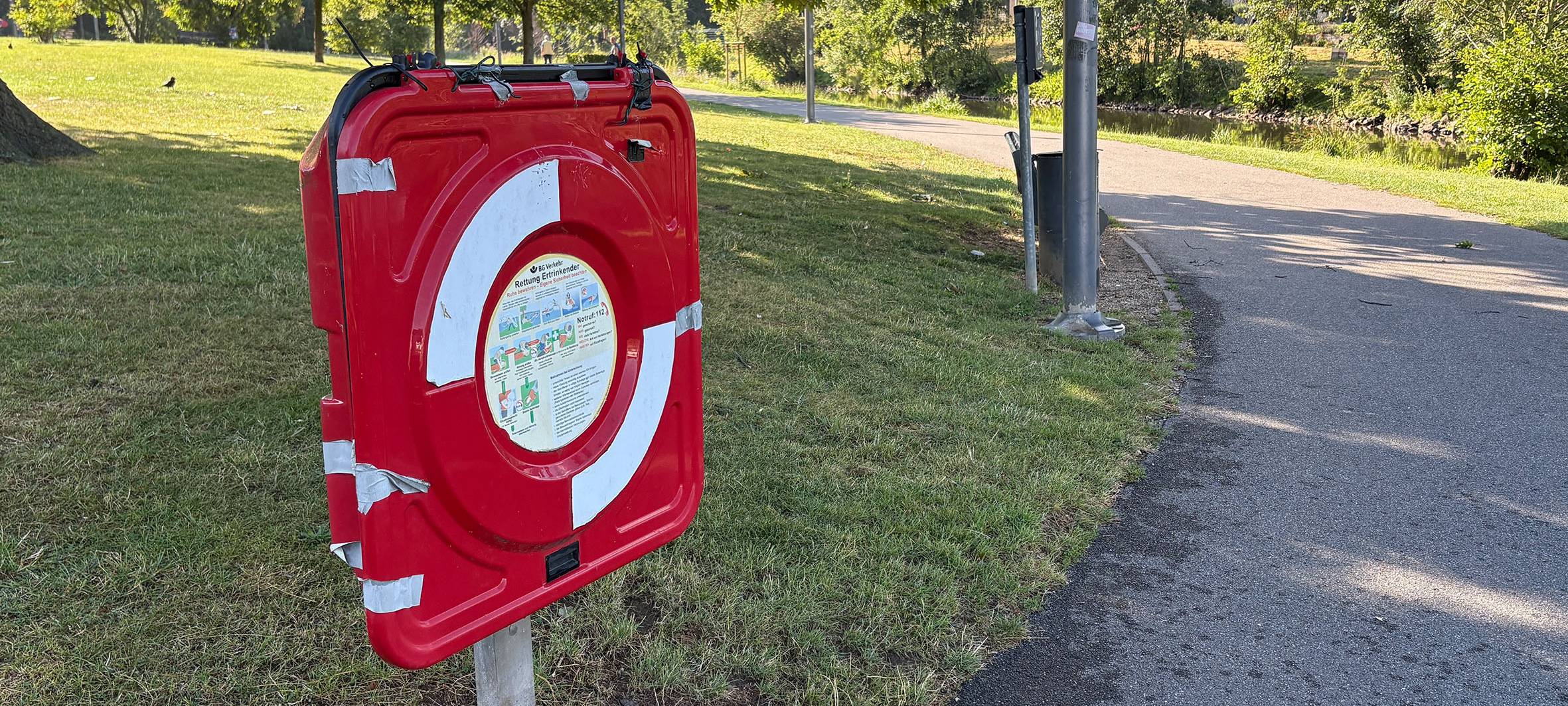 Goch: Rettungsring mehrfach gestohlen