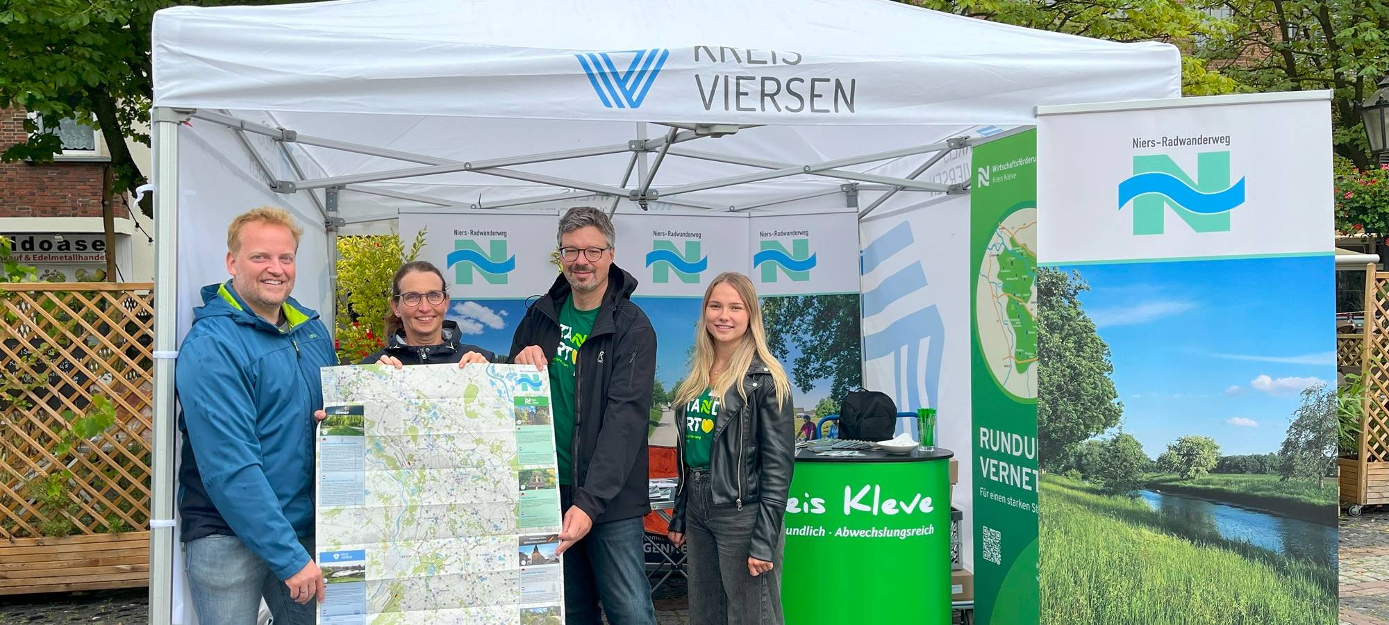 Kreis Kleve: Neue Faltkarte zum Niers-Radwanderweg