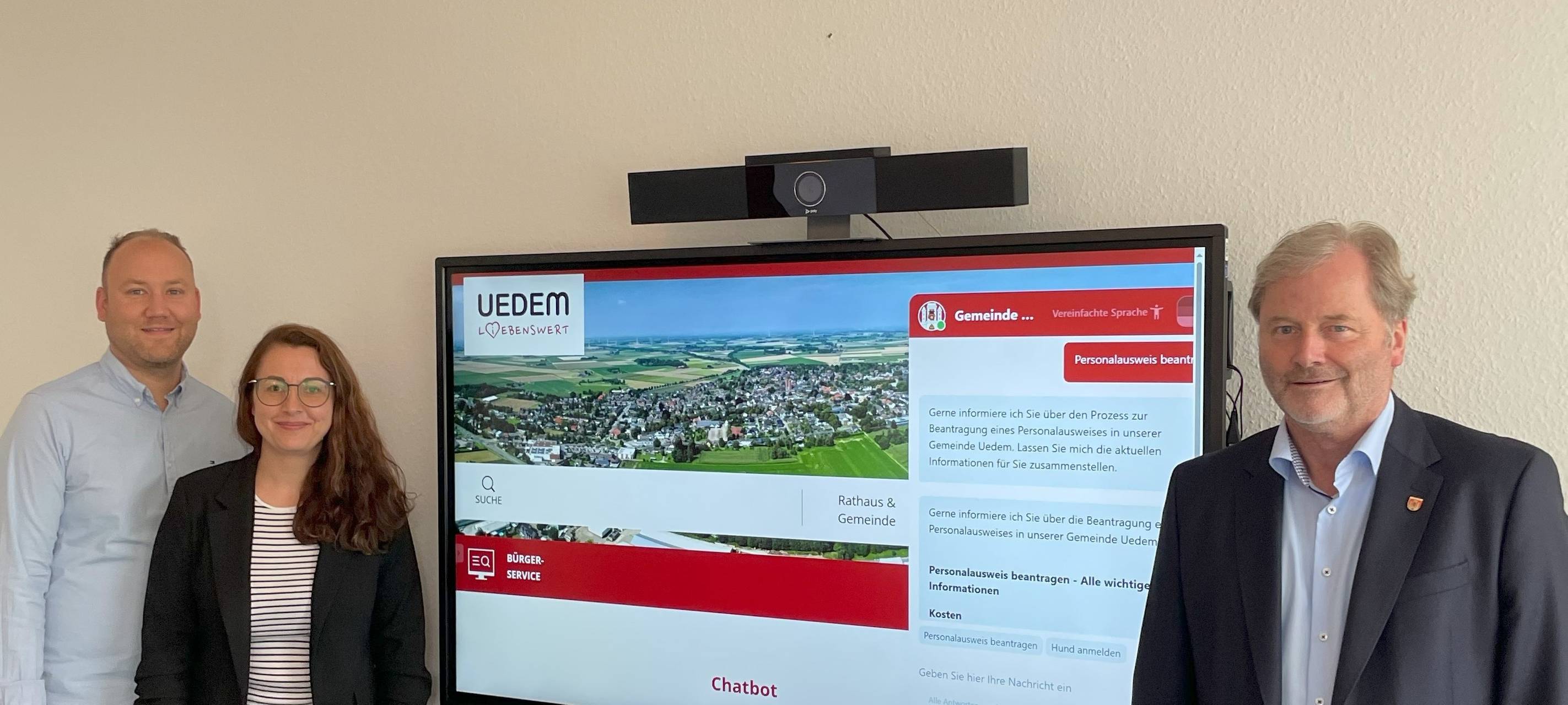 Uedem: Gemeindehomepage bekommt Chatbot