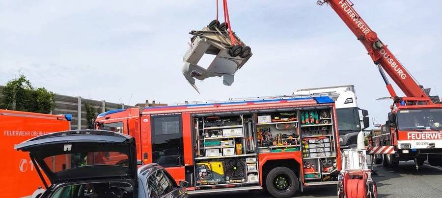 Niederrhein: Schwere Unfälle auf der A3 und A40