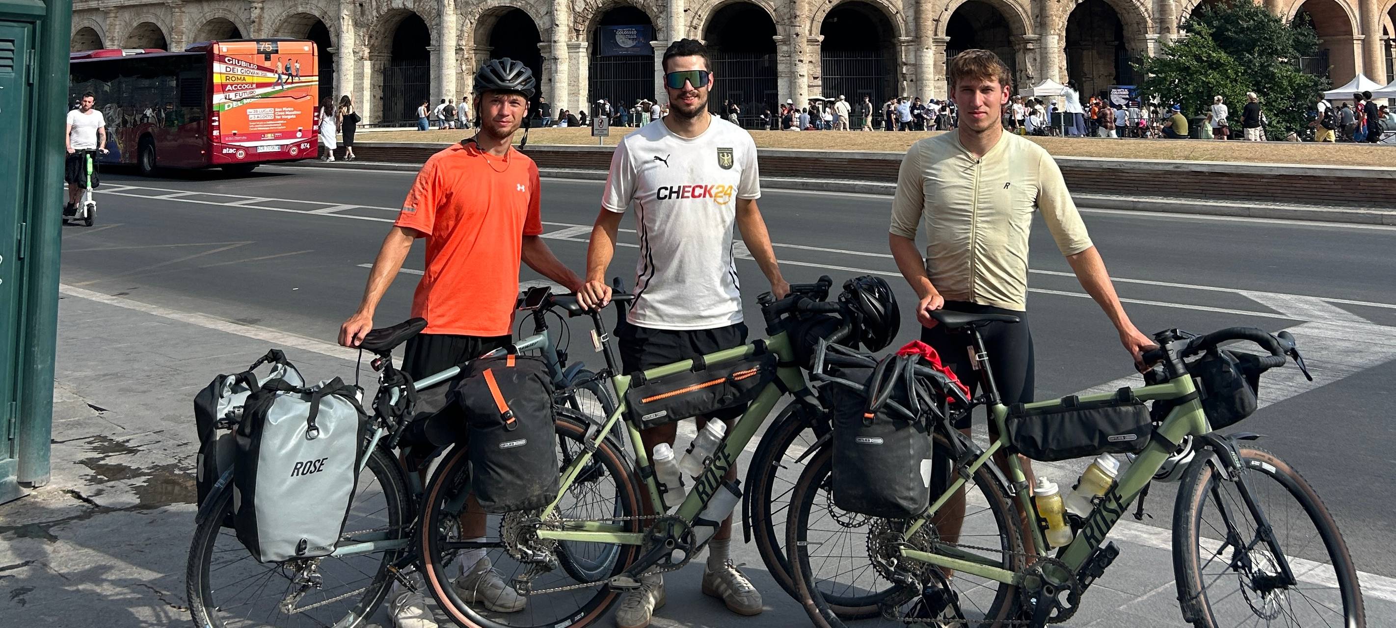 Mit dem Rad von Rees-Haldern nach Rom