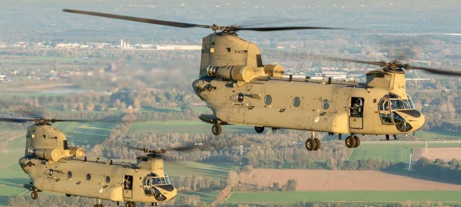 Euregio/Acherhoek: NL-Luftwaffe übt mit Hubschraubern