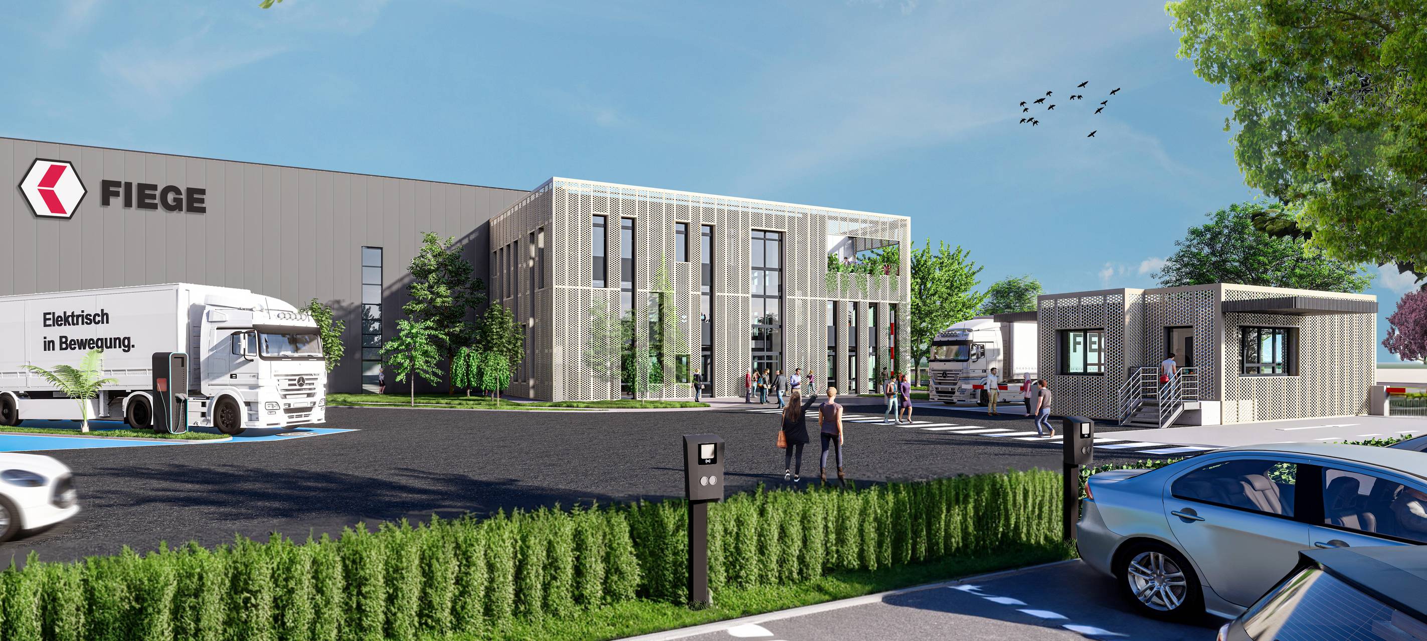 Niederrhein: Fiege baut Multi-User-Center