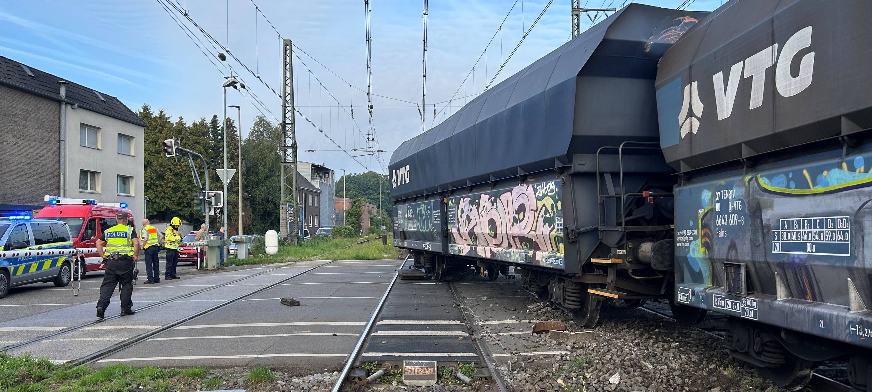 Emmerich: Zug entgleist - Busersatzverkehr