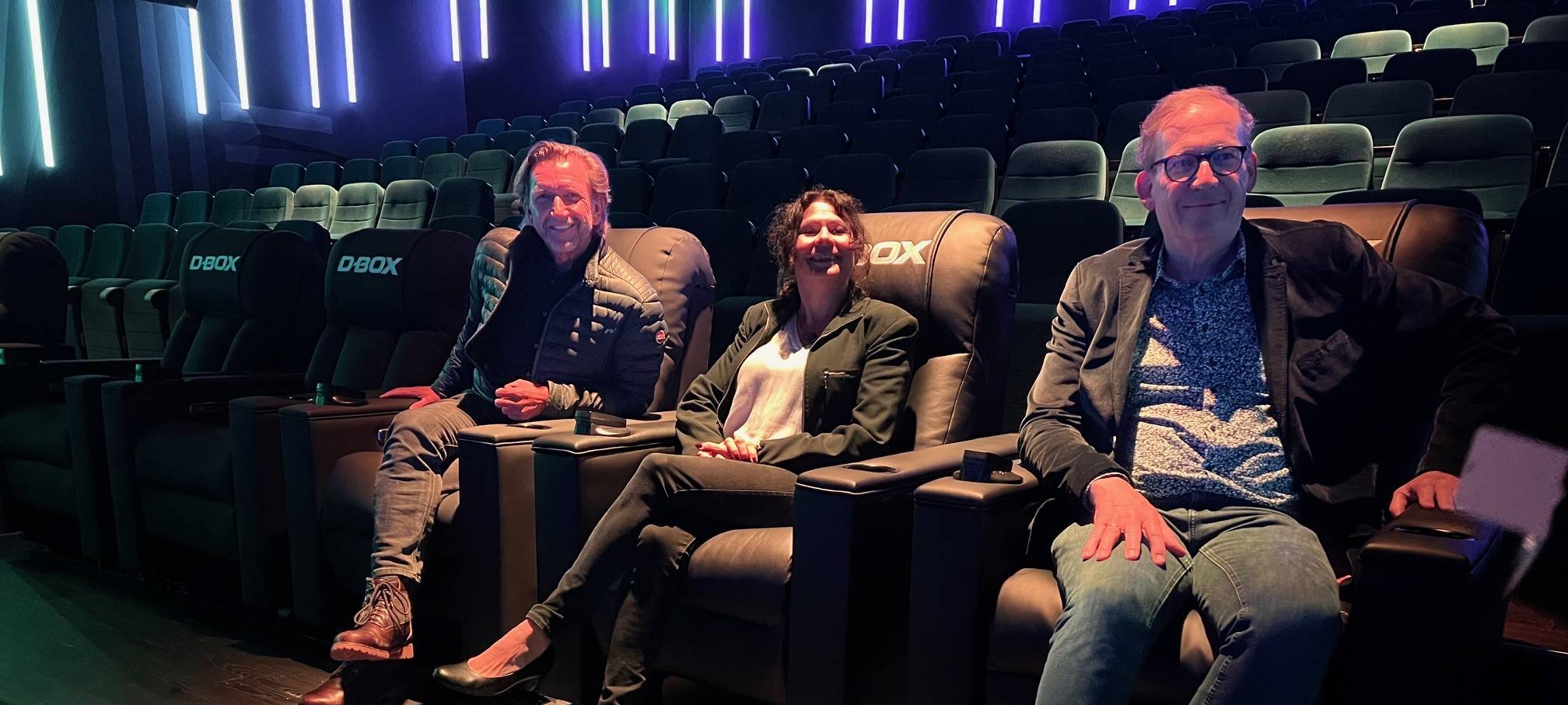 Neuer Kinosaal 1 in den Tichelparkkinos mit hochmoderner Technik