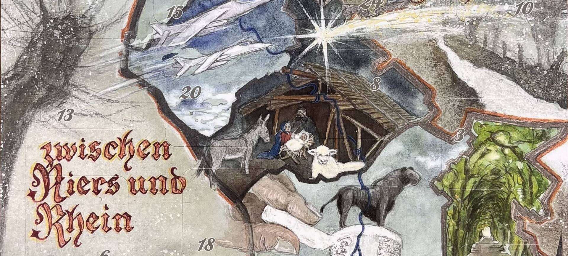 Adventskalender 2025 Rotary Clubs Kleve Schloß Moyland,