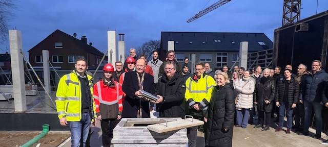 Grundsteinlegung für neue Petrus Canisius Grundschule in Weeze