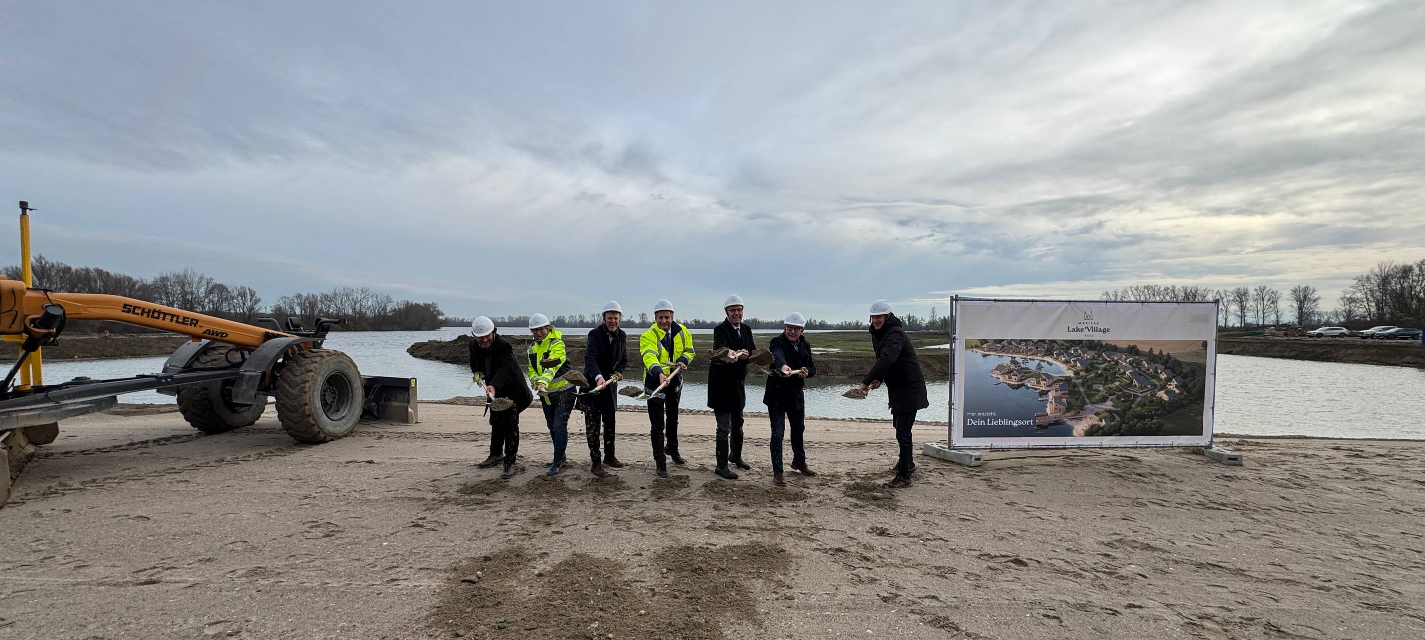 Offizieller Spatenstich für "Marissa Lake Village" am Reeser Meer