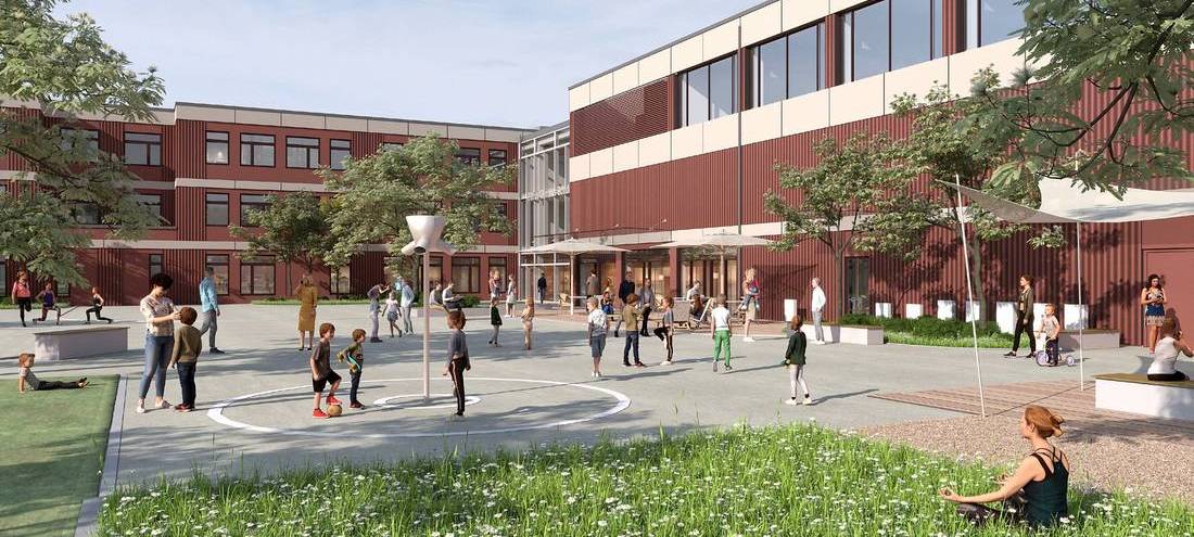 Weeze: Bauarbeiten für neue Grundschule kommen voran