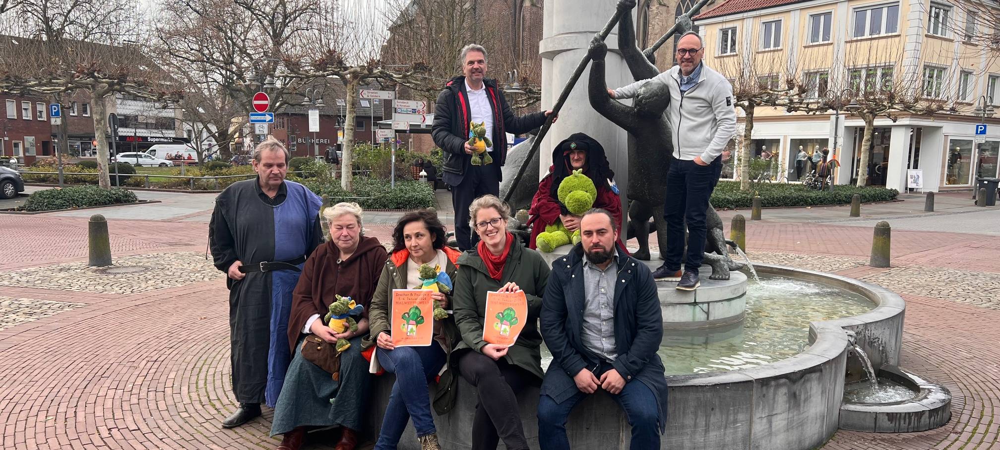 Drachen- und Feuerfest in Geldern