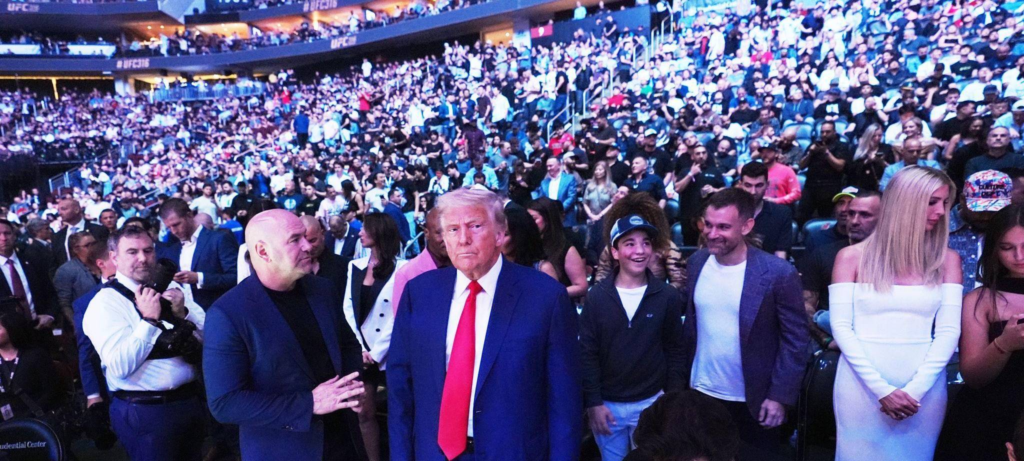 US-Präsident Trump bei Mixed Martial Arts Kämpfen