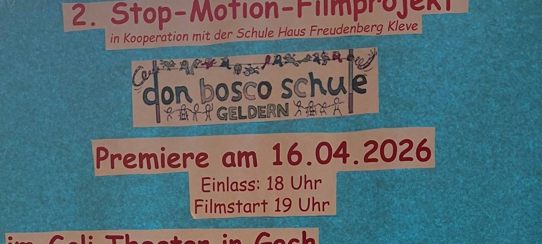 Stop-Motion-Movie-Projekt von Don Bosco Geldern und Haus