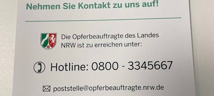 Im Ernstfall hilft die Opferbratungsstelle des Landes