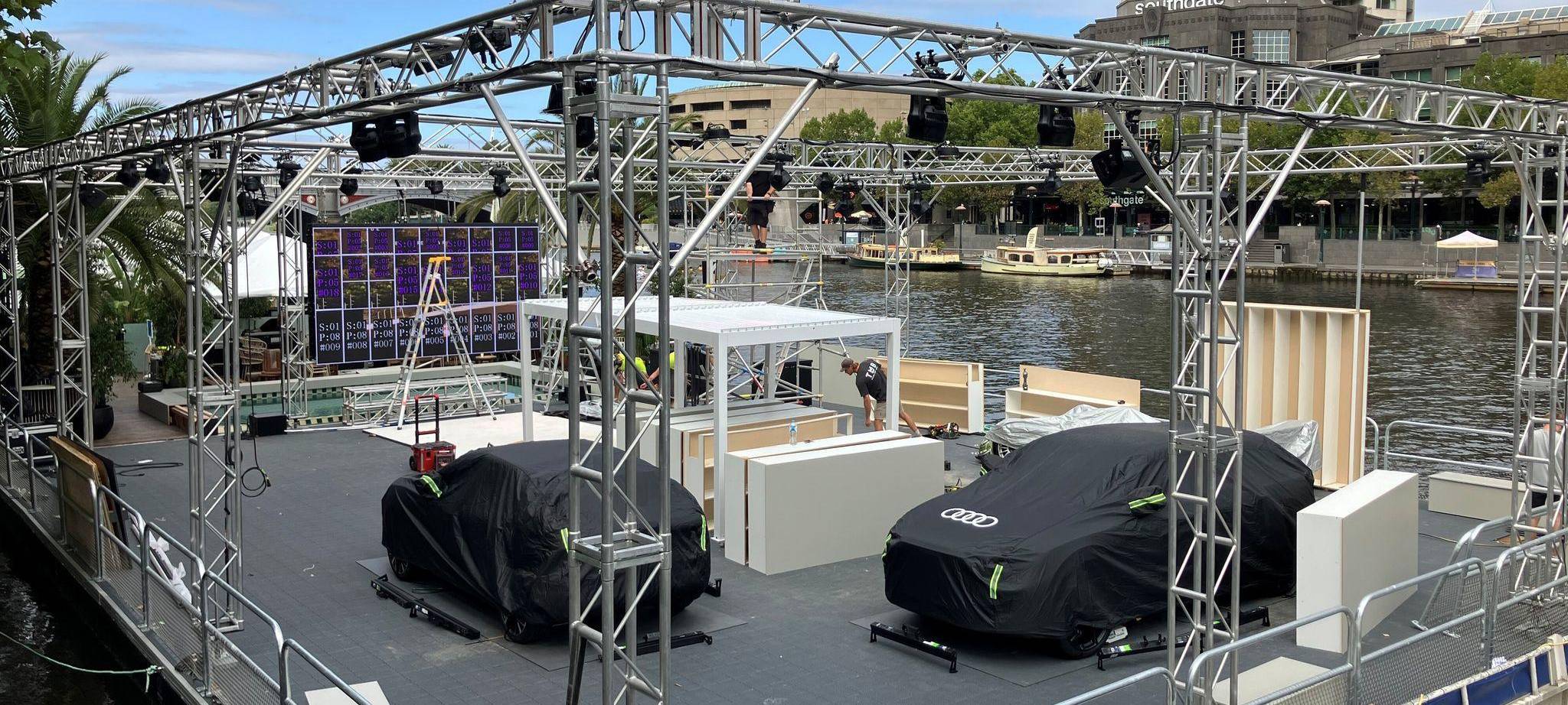 Restaurantschiff Formel-1-Team Audi