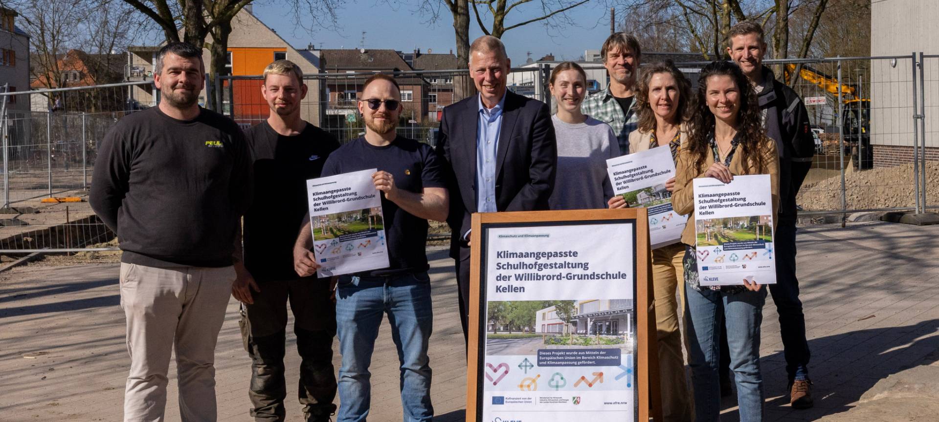 Kleve: Schulhof wird klimafit umgebaut