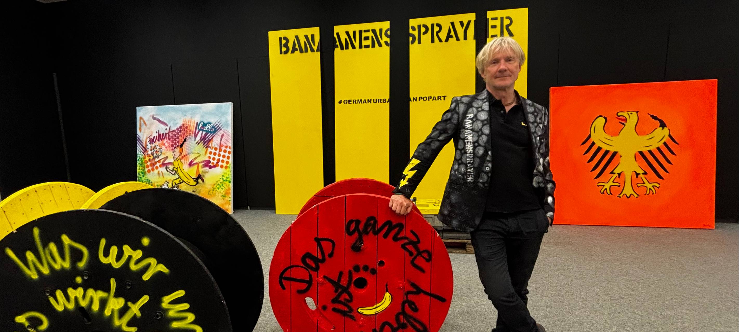 40 Jahre Bananensprayer - Thomas Baumgärtel an 40 Kunstorte