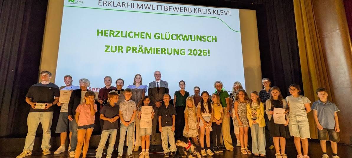Kreis Kleve: Auszeichnung Erklärfilmwettbewerb