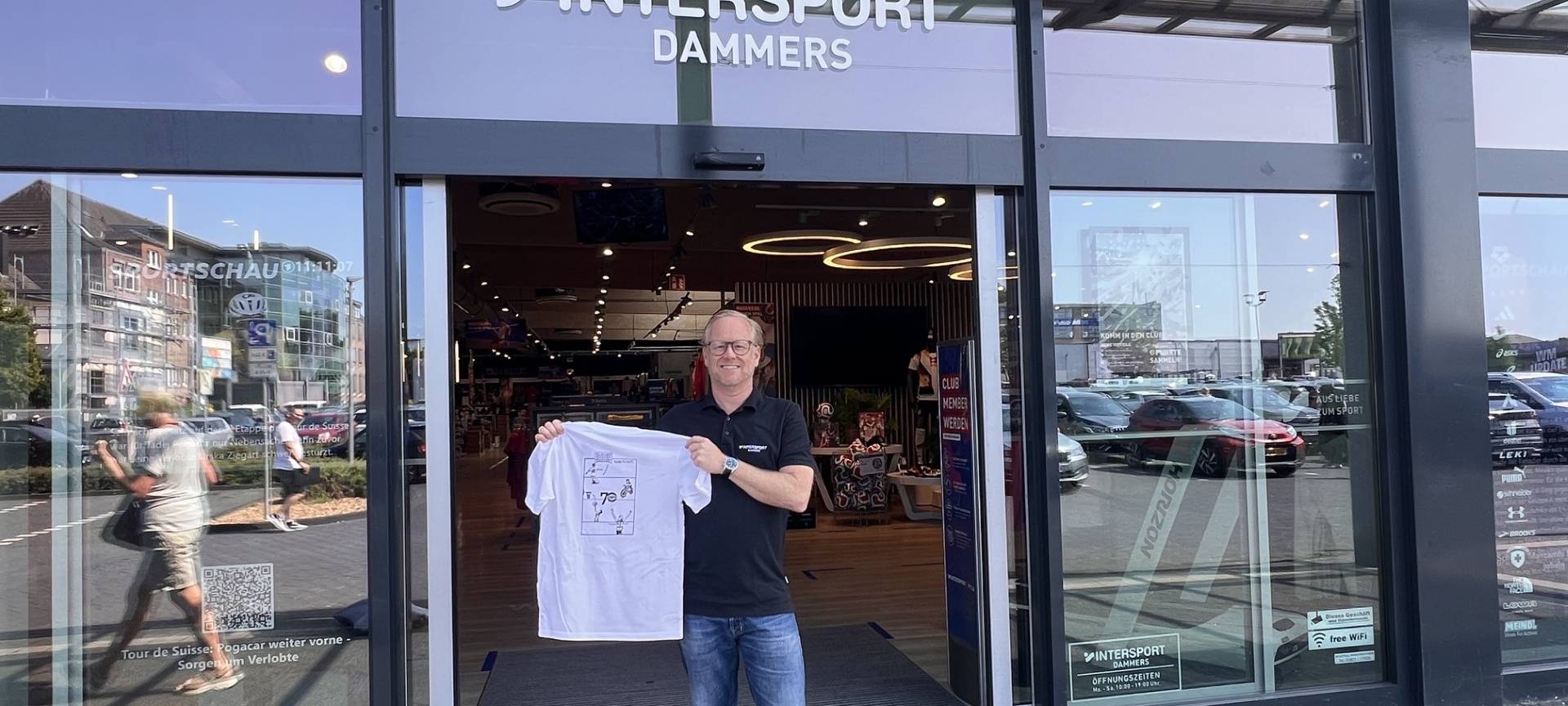 "Einser-T-Shirt" bei Intersport Dammers Kleve
