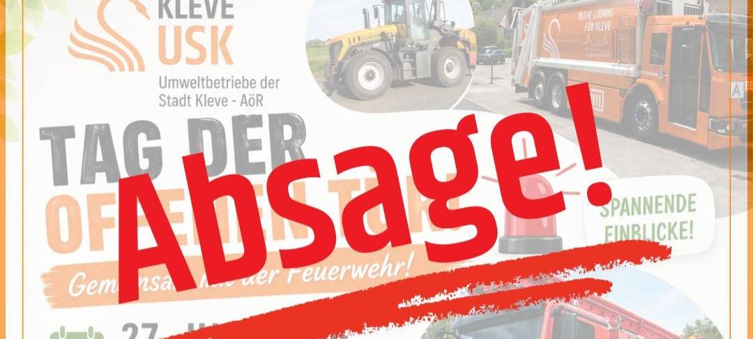 ABSAGE! Kein Tag der offenen Tür bei USK am Samstag
