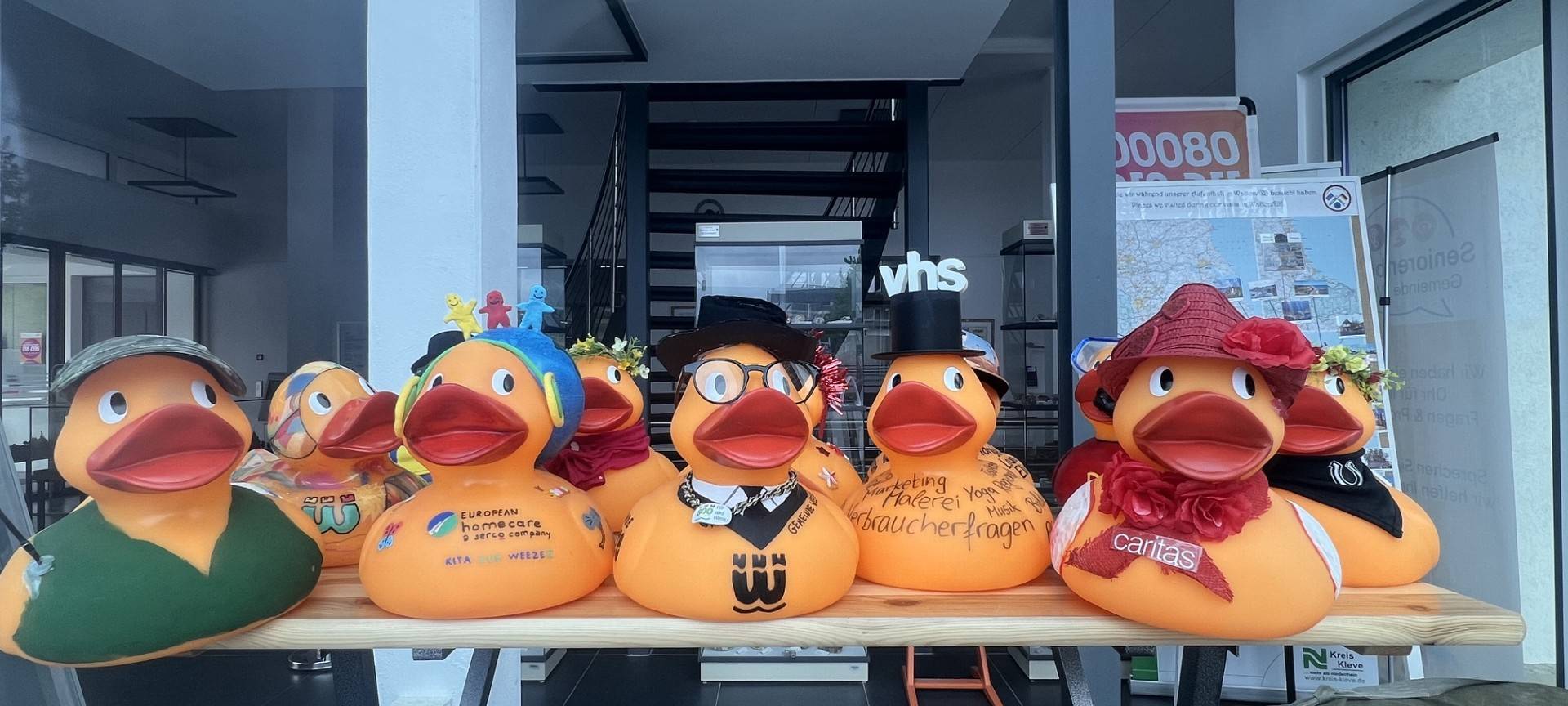 XXL-Enten-Rennen beim Niersfest in Weeze am 12.7.2026