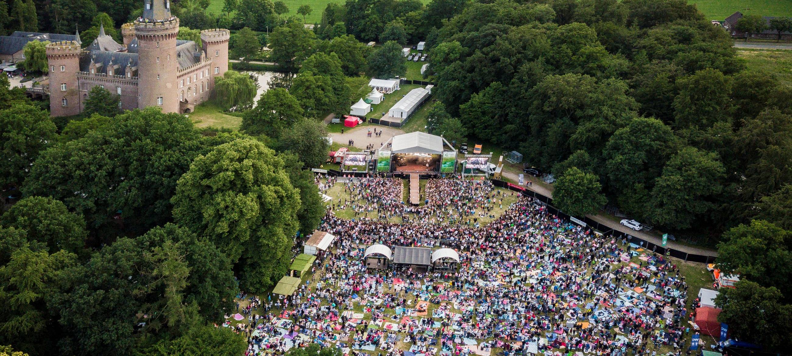 Moyland: Aufbau für Courage 2019
