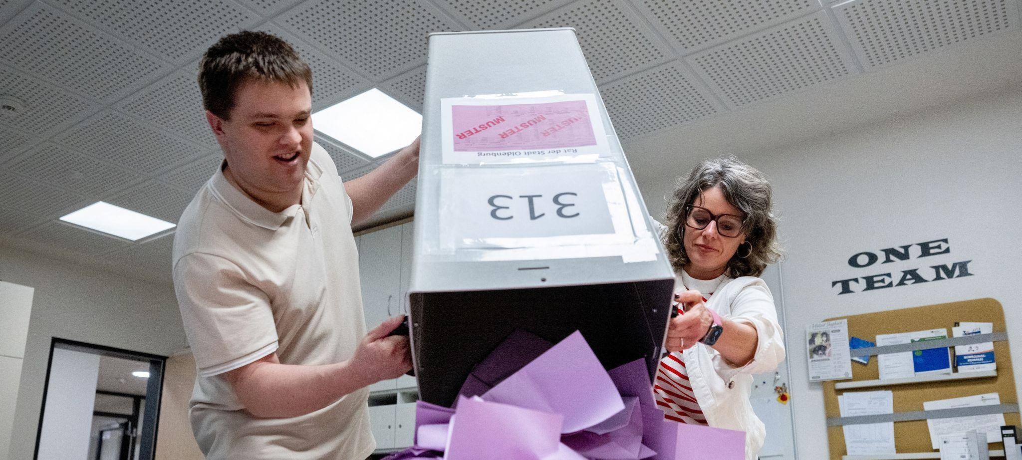 Kommunalwahl in Niedersachsen - Auszählung