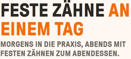 Vortrag "Feste Zähne an einem Tag"