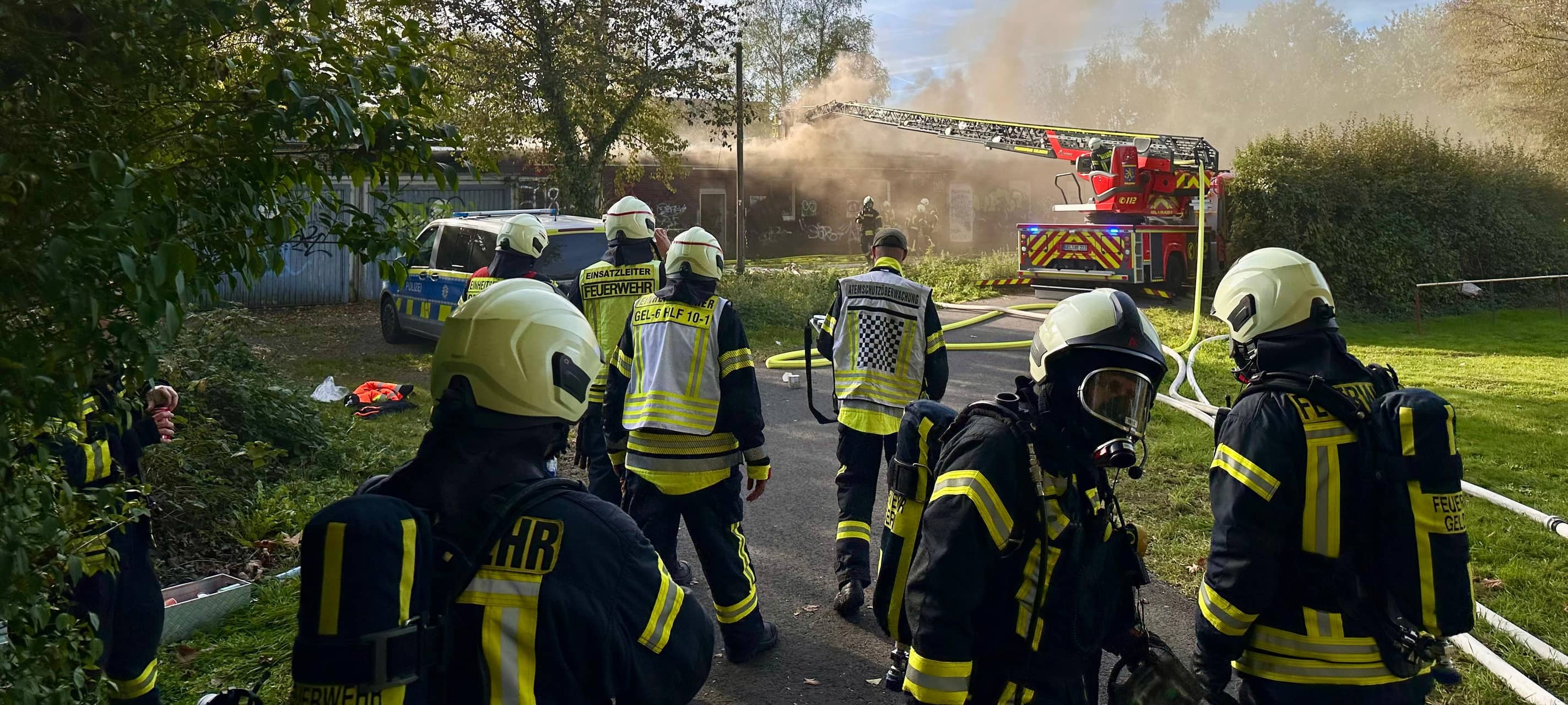Geldern: Hallenbrand legt RE10-Strecke lahm