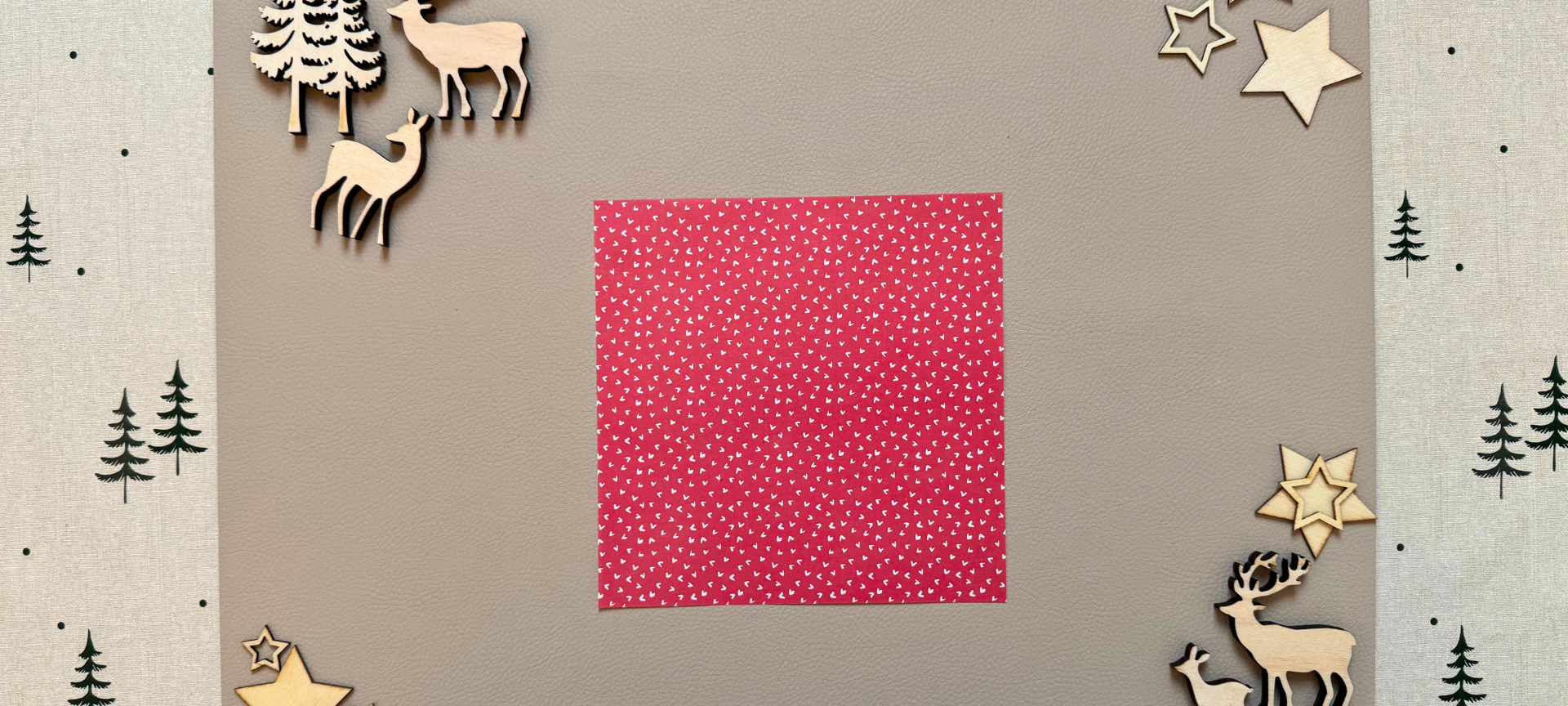 1. Papier / Farbkarton auswählen