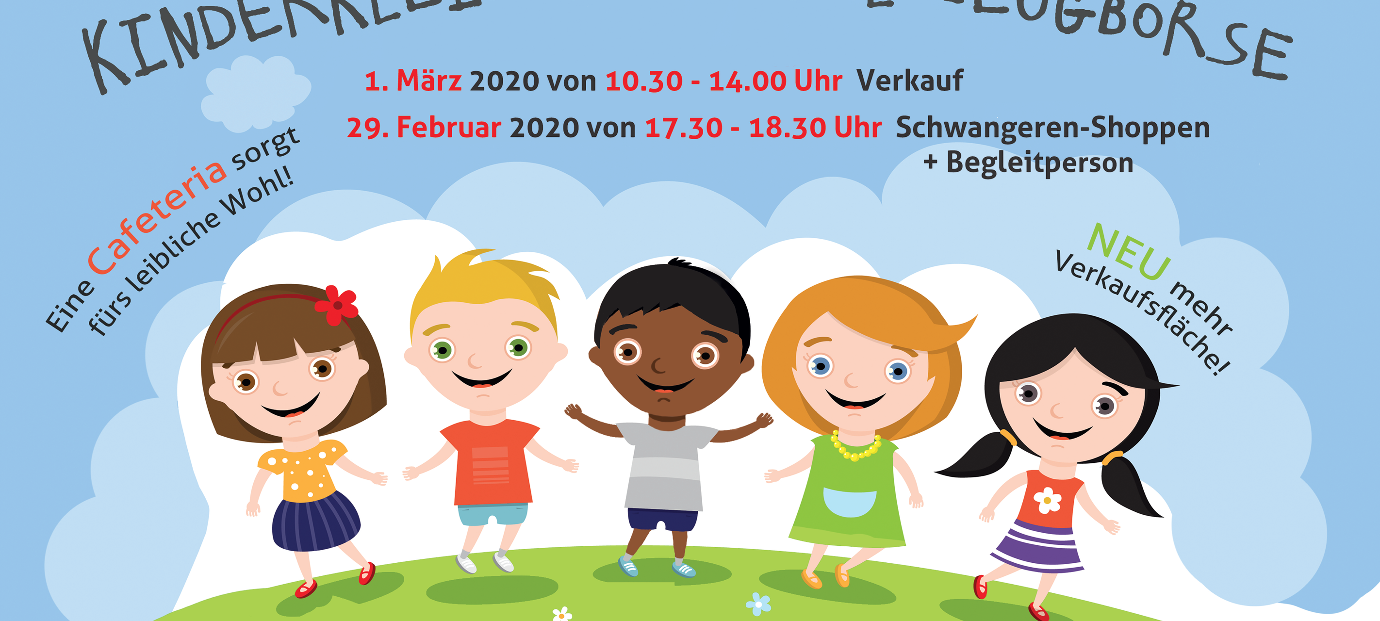 29. Febr. + 1. März - Kinderkleiderbörse im Bürgerhaus Wemb